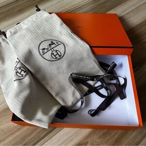 Hermes Oran Sandal Box Ribbon Dustbags